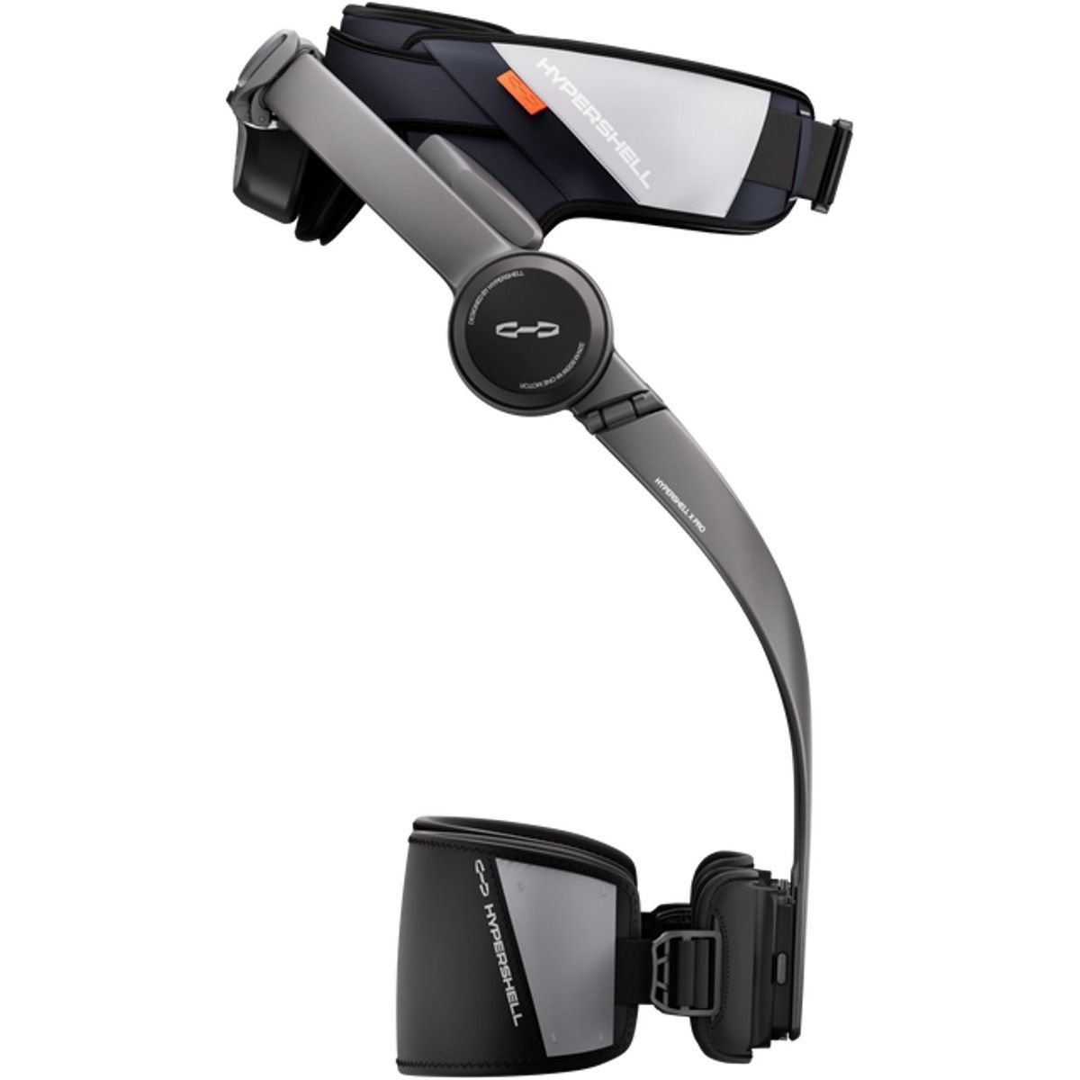 Hypershell X Pro exoskelet – AI aangedreven wandel exosuit – draagbaar bewegingsondersteunend systeem – 1000W motor – 30 km bereik – lichtgewicht carbon titanium frame – outdoor mobiliteit systeem voor wandelen fietsen en klimmen