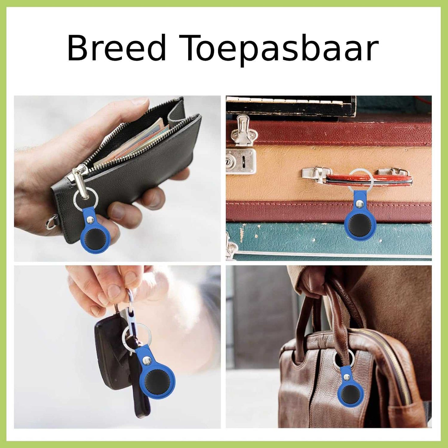 Smart Tag Sleutelvinder & Wallet Tracker - GPS Tracker - Bluetooth Tracking Tag - Naadloze 'Find My' Integratie, Water- & Stofbestendig, Vervangbare Batterij - Ideaal voor iOS / Android - 2024