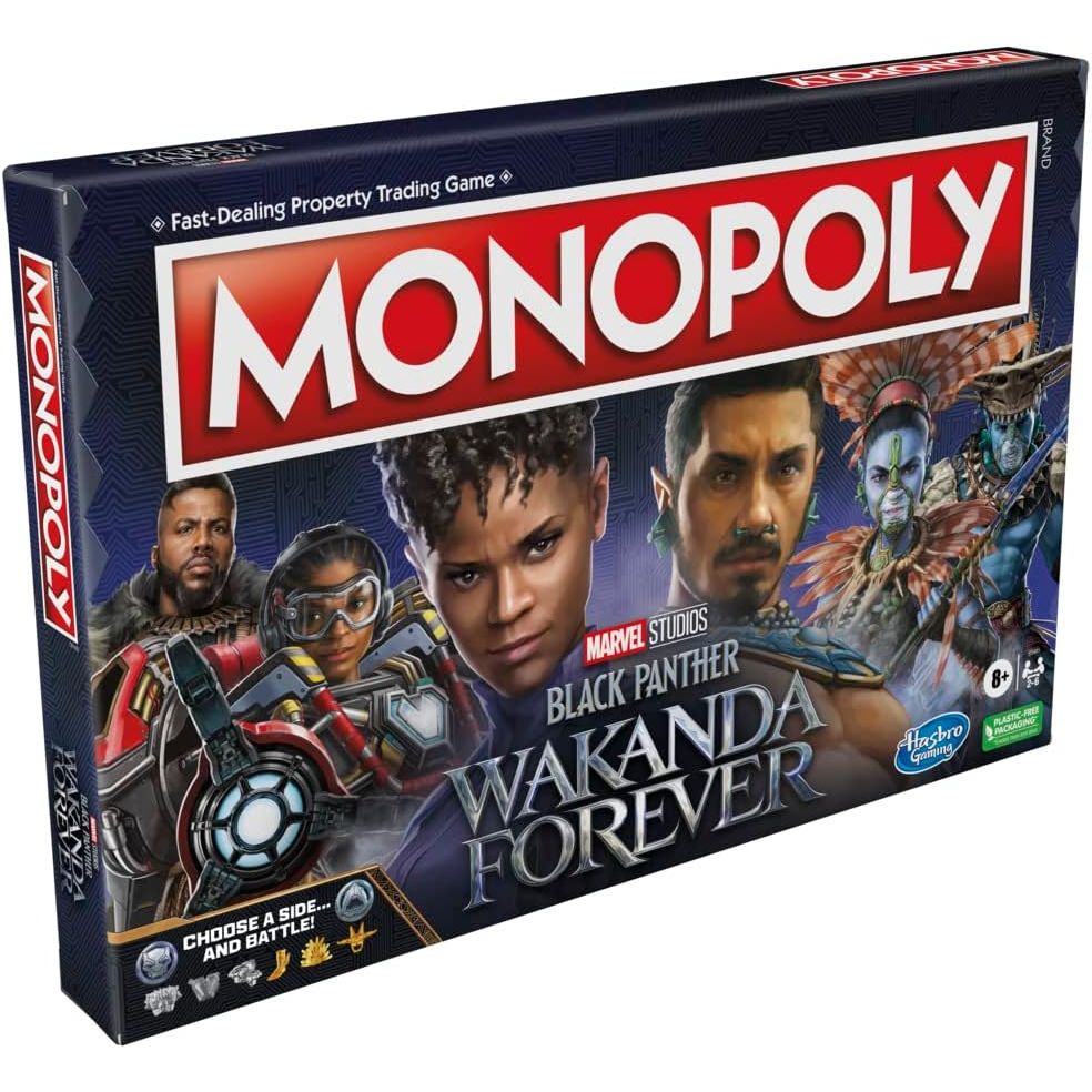 Hasbro Gaming Monopoly: Marvel Studios’ Black Panther – Wakanda Forever Edition Bordspel | Familie- en Kinderspel vanaf 8 Jaar | 2–6 Spelers