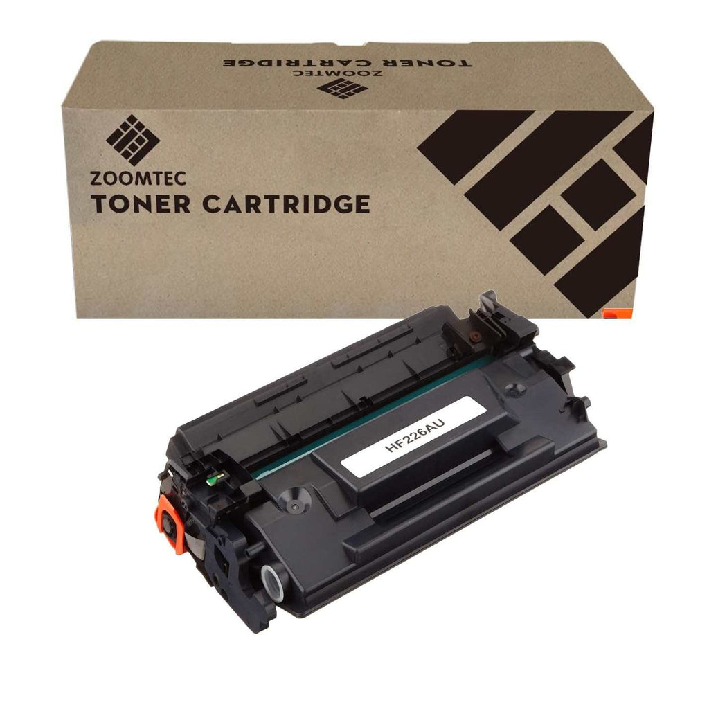 ZoomTec - Vervanging voor HP 26A CF226A - Zwart  Compatibele Toner Cartridge – Geschikt voor HP LaserJet Pro M402/M402n/M402dn/M402dw, MFP M426fdn/M426fdw Serie en Canon imageCLASS LBP214dw/LBP215dw – Hoge Capaciteit – HF226AU