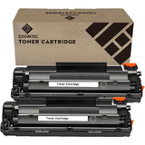 2 Stuks - ZoomTec Compatibele Toner Cartridge Zwart – Vervanging voor HP 36A CB436A – Geschikt voor HP LaserJet P1505/P1505N/M1120/M1522N/M1522NF Serie en Canon LBP3250/MF4010/MF4018 – Hoge Capaciteit – Professionele Afdrukkwaliteit – H436CUI