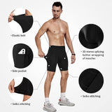 Hoogwaardige Heren Compressie Shorts - Ademend en Comfortabel - Met Zakken voor Telefoon - Ideaal voor Sport en Training - Set van 3