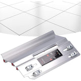 Efficiënte-Handtegel-snijgereedschap - Compact-lichtgewicht-eenvoudige bediening-veelzijdig gebruik - 24.8cm x 17cm 45 Graden - Zilver