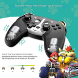 Draadloze Controller Voor Nintendo Switch - Bewegingsbesturing - Dubbele Schokfunctie - Turbo Modus - Gamecontroller Voor Kinderen - Gaming Accessoire Voor Meisjes - Ergonomisch Ontwerp - Lange Batterijduur - Geschikt Voor Nintendo Switch - Kleur: Zwart