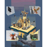 Magische Kasteel Boek - Bouwspeelgoed - Bouw Blokken - 8-12 jaar - Verzamel & Display Model - Cadeau voor Kinderen & Volwassenen (749 Stukken)