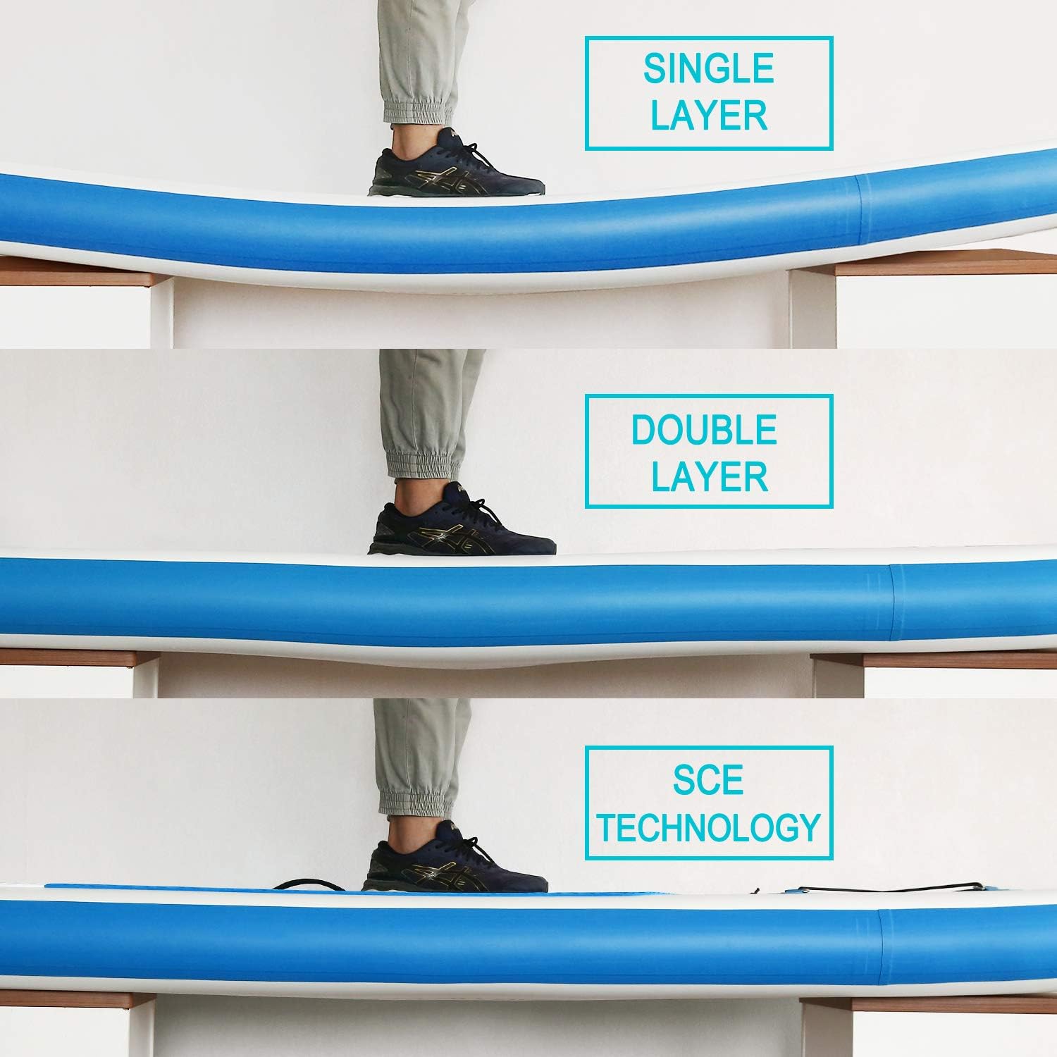 Goosehill Opblaasbaar Stand Up Paddle Board 10'6 x 32 x 6 SUP Board Allround iSUP Peddelboard Paddleboard Opblaasbaar Pakket Verstelbare Peddel Rugzak Veiligheidskoord Pomp Fin Surfbord Waterboard Voor Meer Rivier Oceaan – Tribe Serie -Roze