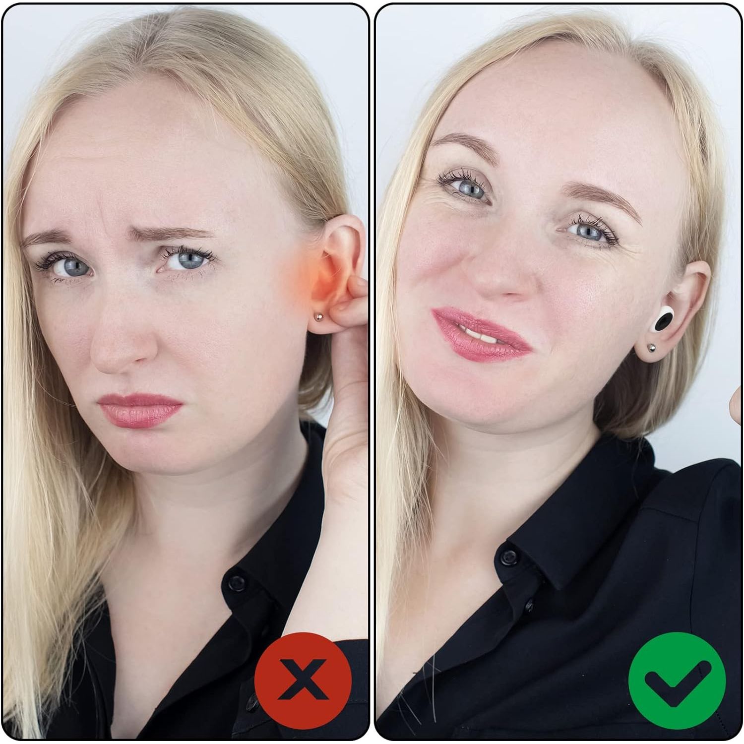 Herbruikbare Silicone Oordopjes Voor Slapen Met Geluidsdemping - Waterproof Oordoppen Voor Slapen, Werk, Zwemmen - Inclusief 6 Oorkappen in S/M/L - Comfortabele Noise Cancelling Oordopjes - Gehoorbescherming