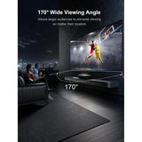 AWOL - Premium 120-inch Vaste Frame Projectiescherm - 1.3 dB Piekversterking - 4K/8K Ultra HD en Actieve 3D - MW-120 - Verbetert Beeldkwaliteit met 80%