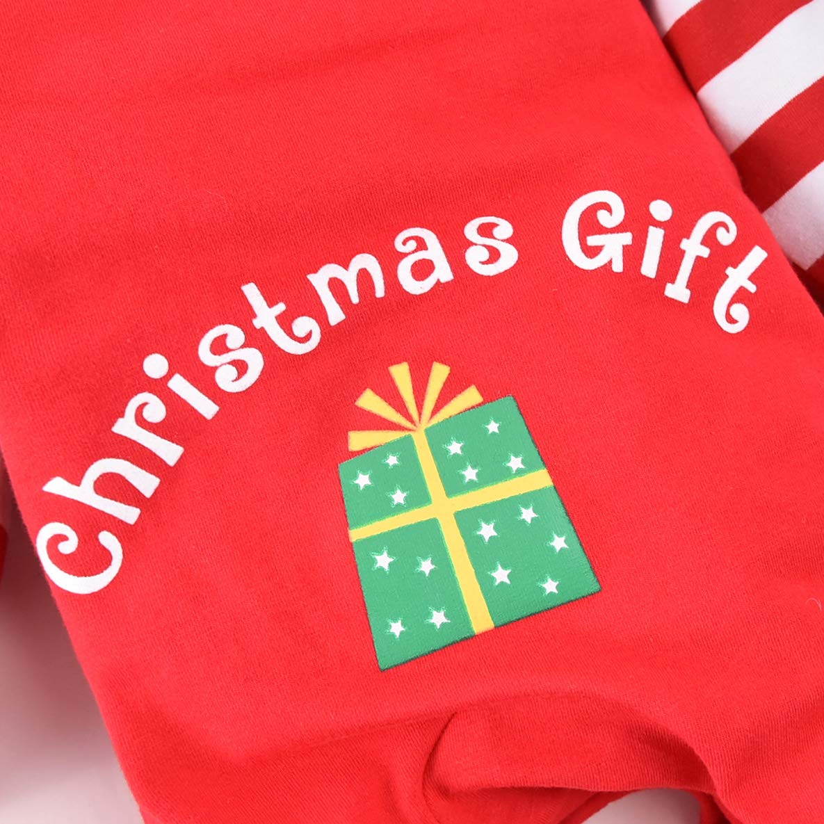 Kerstmis Baby Outfit - Charmante en Comfortabele - Xmas Onesie - Ademende Katoenmix Romper met Bijpassende Hoed in Kerstman of Elf Ontwerp - Ideaal voor Foto’s, Feesten en Eerste Kerstviering - Beschikbaar voor 0-24 Maanden