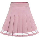Koreaanse Plooirok - Elegante Minirok met Dubbele Bies – Zachte Katoenmix – Zijrits met Haaksluiting – Schoolstijl / Kawaii / Casual – Comfortabele Pasvorm – Zwart / Grijs / Beige (kopie)