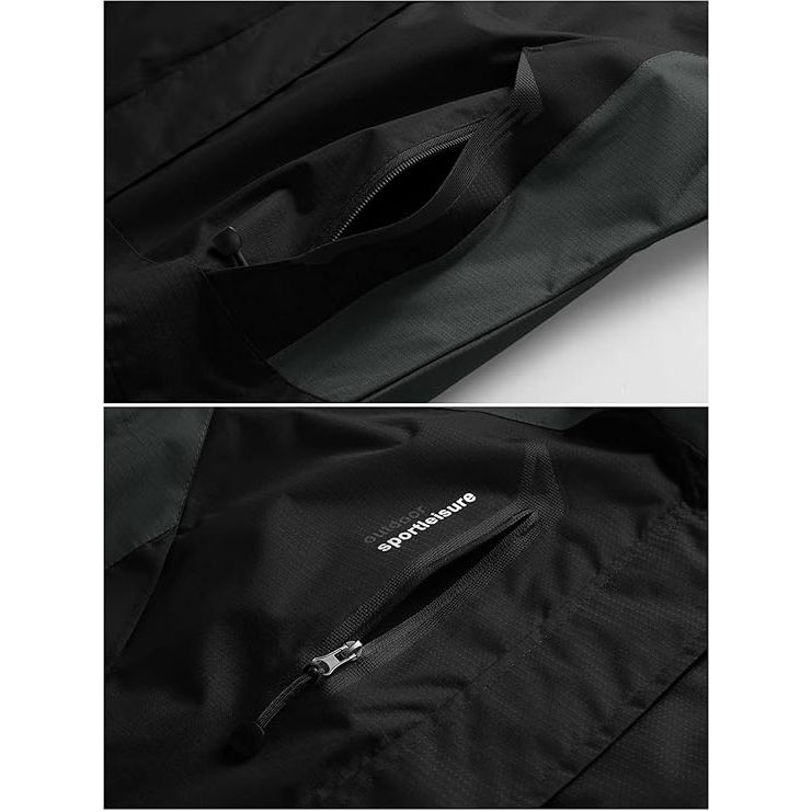 Dames Outdoor Jack - Lichtgewicht & Ademend - Waterdicht en Winddicht - Met Afneembare Kap - Ideaal voor Wandelen, Trekking en Buitenactiviteiten