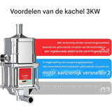 3000W Motorvoorverwarmer – 220V Koelvloeistof Voorverwarming – Auto, Boot &amp; Truck Verwarming – Automatische Temperatuurregeling (65°C-85°C) – Geschikt Voor Dieselvoertuigen