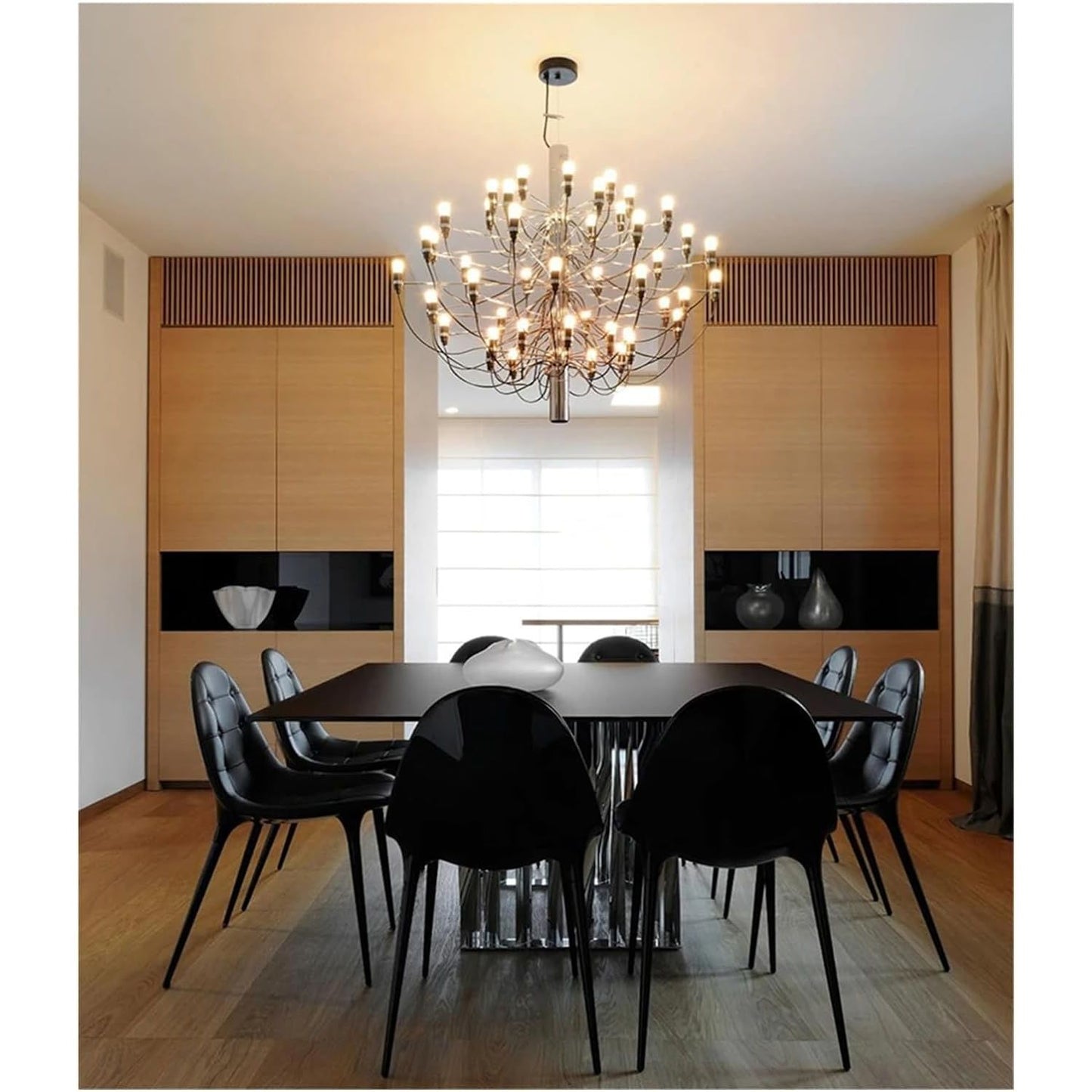 Gouden Scandinavische Kandelaar voor Restaurant Hotel Villa Woonkamer Trap Modern Design-Interieurdecoratie 60cm-32 LED Lampen Stijlvolle Decoratieve Kandelaar Sfeerverlichting Candelabro escandinavo Interieurdecoratie LED Kandelaar