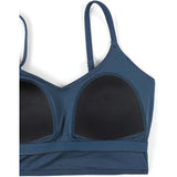 CRZ YOGA - Vrouwen Bikini Top Maat 42 - Verstelbare Spaghetti Riemen - Gewatteerd Badpak - V-Hals - Soepel en Sneldrogend - Voor Zwemmen, Strand en Watersporten