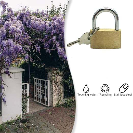 2 Stuks - Premium Set Robuuste Hangsloten van 4cm met Sleutel - Weerbestendig, Veilig en Duurzaam - Perfect voor Koffers, Kasten, Kluisjes, Gereedschapskisten - Uitstekende Beveiliging voor Thuis en Onderweg
