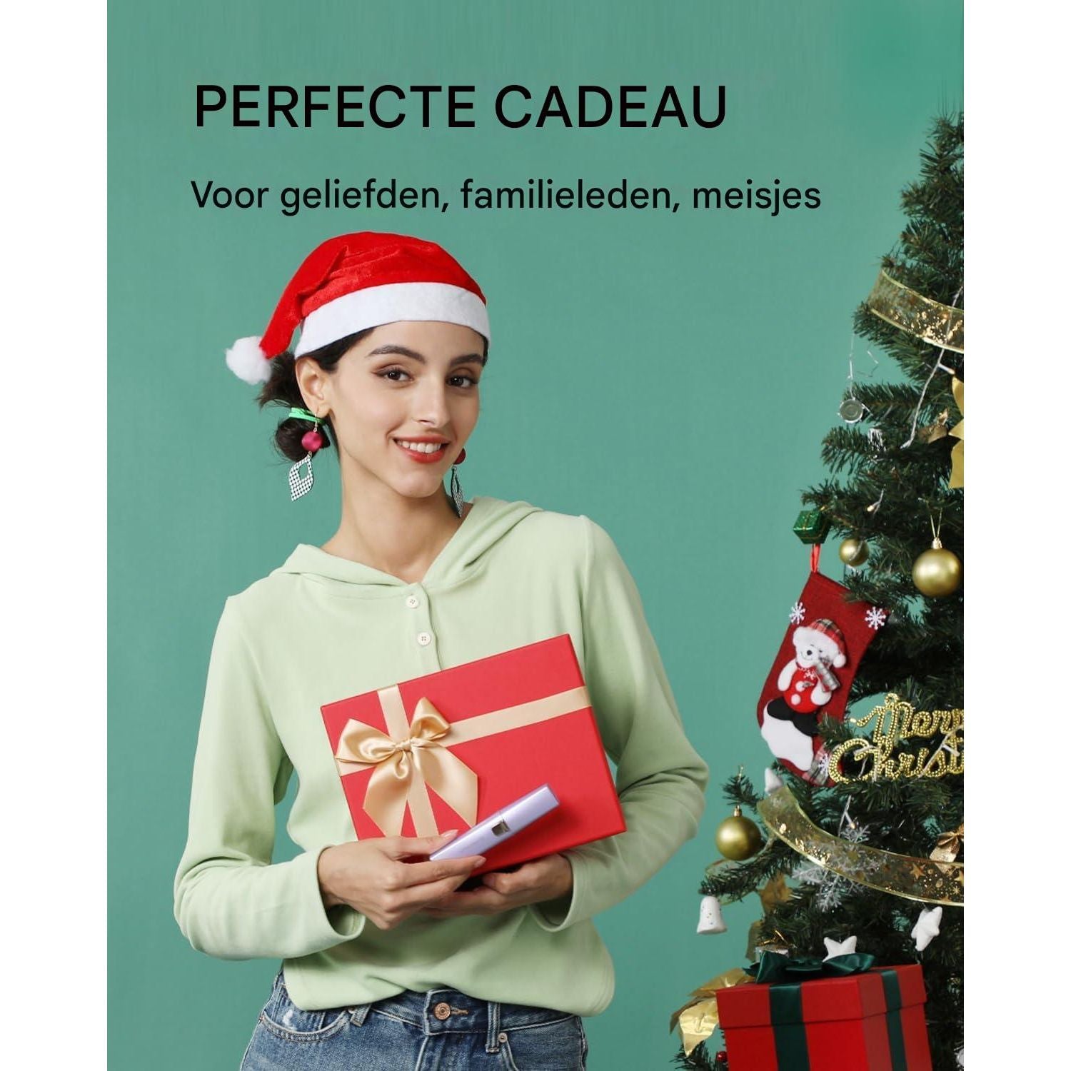 Vogcrest - 2 in 1 Elektrische Gezichts- en Wenkbrauwtrimmer – Oplaadbaar via Type-C met Ingebouwde LED-Lamp – Draagbaar & Discreet – Pijnvrije Haarverwijdering voor Vrouwen – Geschikt Voor Gezicht, Lippen & Wenkbrauwen