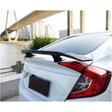 Universele Auto Achtervleugel – GT-Style Spoiler voor Sedan – ABS Kunststof Kofferbakvleugel in Glanzend Zwart – Sportieve Aerodynamische Achtervleugel voor Verbeterde Stabiliteit en Design