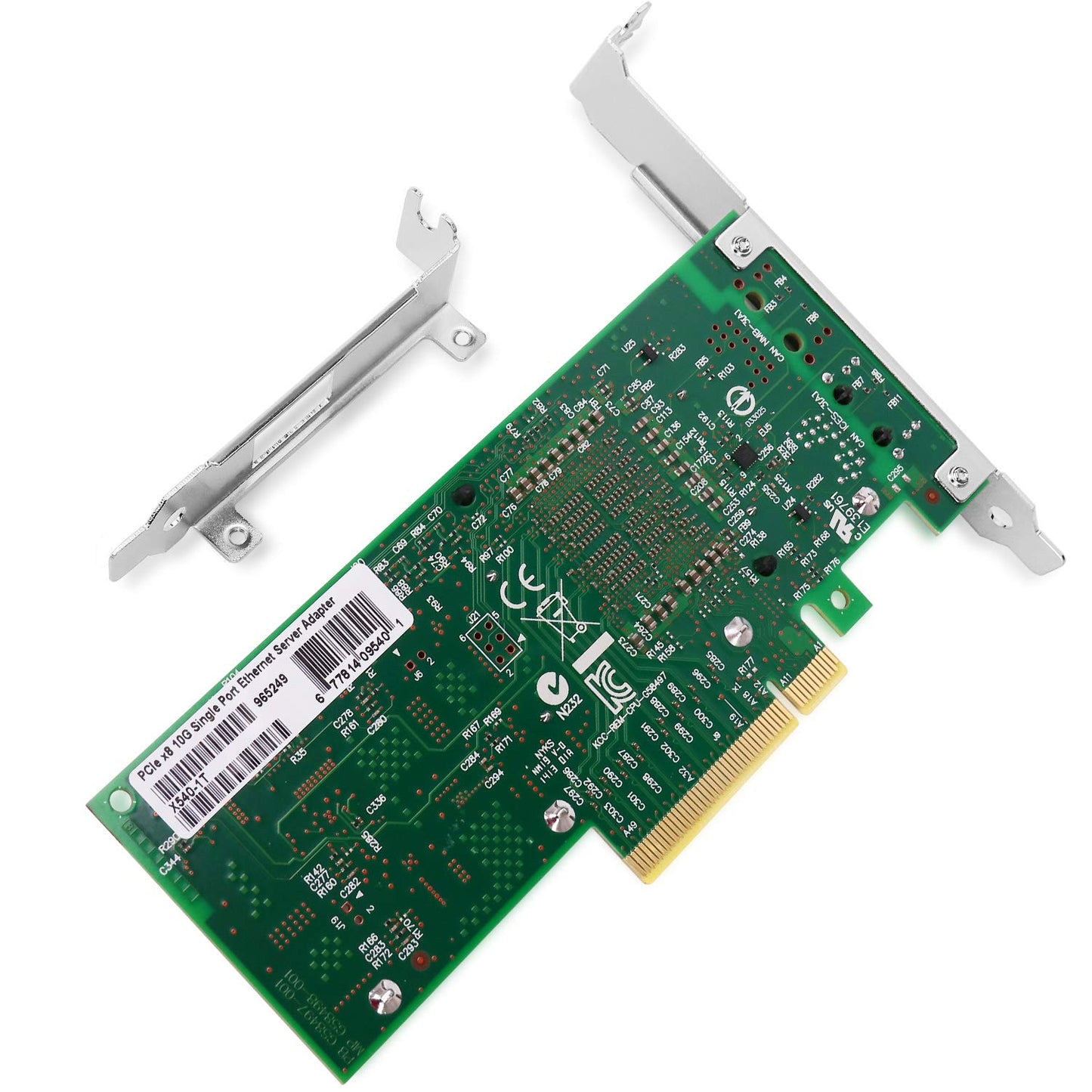10Gb Ethernet Converged Network Adapter met Intel X540 Chip - Koperen RJ45 Poort - PCI Express 2.1 X8 - Naadloze Integratie met 10GbE - Geschikt voor PCI-E X8/X16 Slots