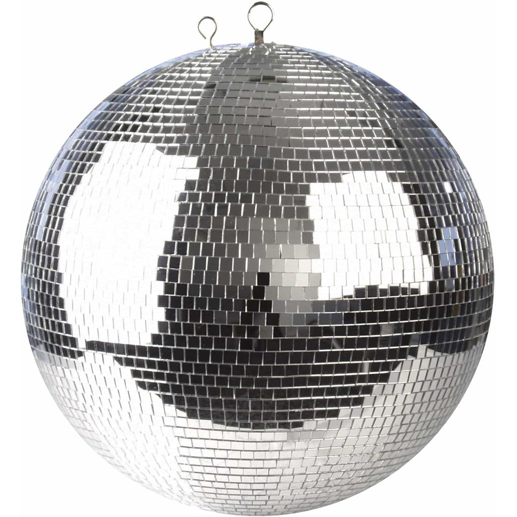 XL Spiegelbol 40cm – Discobal Met Spiegelglas – Roterende Discobol Voor Lichtreflectie – Spiegelbal Voor Feest Verlichting – 40 cm Diameter Reflecterende Bol – Spiegeldecoratie Voor Podium Dansvloer Clubfeest Disco Lichtbol