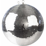 XL Spiegelbol 40cm – Discobal Met Spiegelglas – Roterende Discobol Voor Lichtreflectie – Spiegelbal Voor Feest Verlichting – 40 cm Diameter Reflecterende Bol – Spiegeldecoratie Voor Podium Dansvloer Clubfeest Disco Lichtbol
