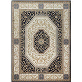Comfortabel-Polyester-Vloerkleed-Klassieke-Stijl - Rechthoekige-Tapijt-Slaapkamer-Woonkamer - Non-Slip-Plastic-Bodem - Veelzijdig-Interieur-Element - Marineblauw - 200x290cm