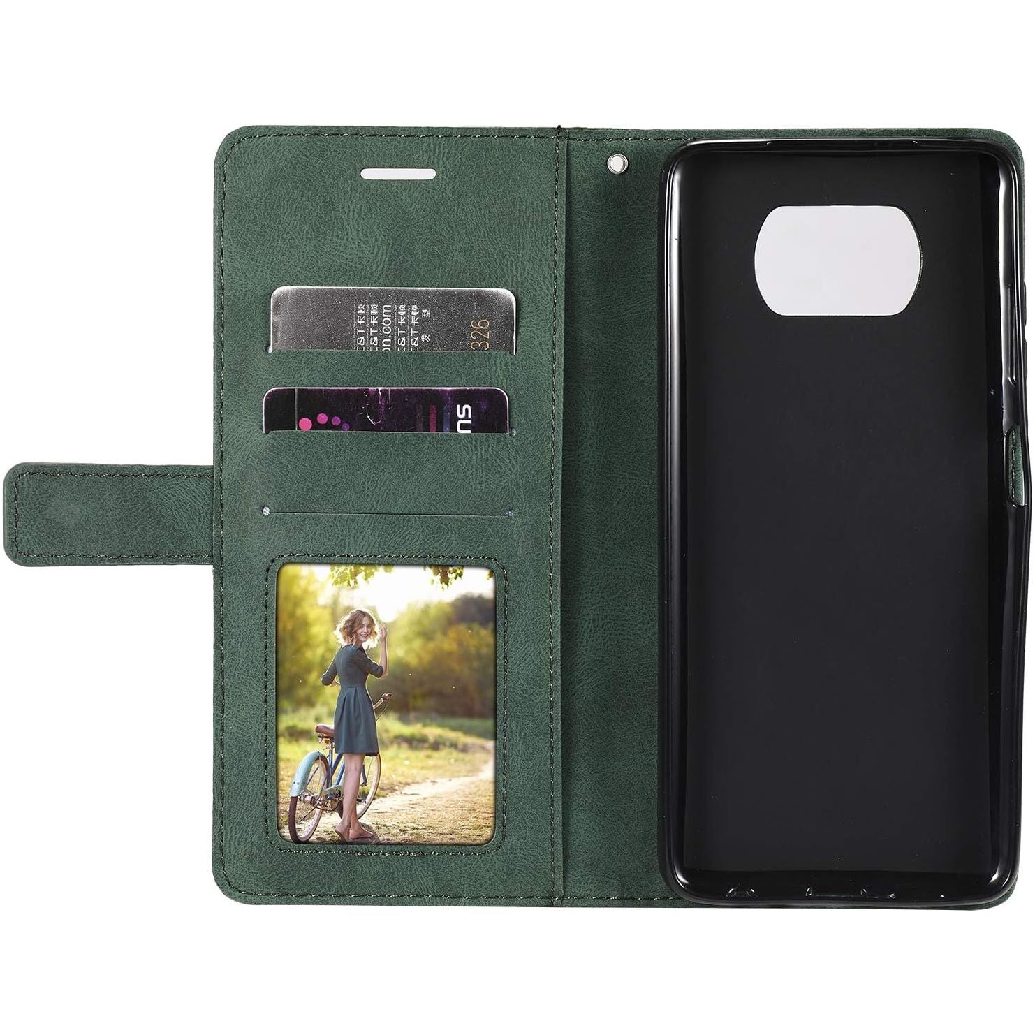 Hoogwaardig PU-Lederen Hoesje voor Xiaomi Poco X3 & X3 NFC - Inclusief Kaartsleuven - Standfunctie