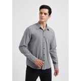 Heren Oxford Shirt - Lange Mouw Overhemd - Regular Fit - Smart Button-Down Shirt - Effen Kleur met Borstzak - Casual en Formele Stijl - Ademend Katoenmix - Voor Werk, Feest, Bruiloft en Dagelijks Gebruik - Alle Seizoenen - Maten S t/m 6XL