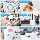 5 Rollen Thermisch Printerpapier Zonder Inkt – Supfoto 57 mm x 20 mm Rol – Zelfklevend en Gewoon Papier voor Mini Bluetooth Printers, Stickers, Bonnen, Foto’s, Notities en Dagboek – BPA-vrij, Waterdicht en Krasbestendig Printpapier