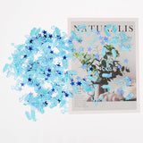 400 Stuks - 'It's a Boy' Blauwe Confetti - PVC Glans voor Gender Reveal & Babyshower - Feestelijke Decoratie voor Geslachtsonthulling - Ideaal voor Tafeldecor & Party Sfeer