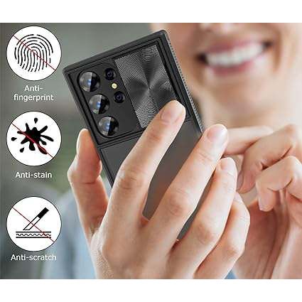 SQMCase Transparante Schokbestendige Hoes voor Samsung Galaxy S23 Ultra 5G 6,8