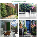 2 Stuks – Verticale Hangende Bloembakken Met 25 Vakken – Inclusief 2 Druppelirrigatie Systemen – Plantenwand Van Vilt Voor Binnen En Buiten – Verticale Bloempot – Kruidenrek – Muurdecoratie Met Compartimenten – Tuin En Balkon Decoratie