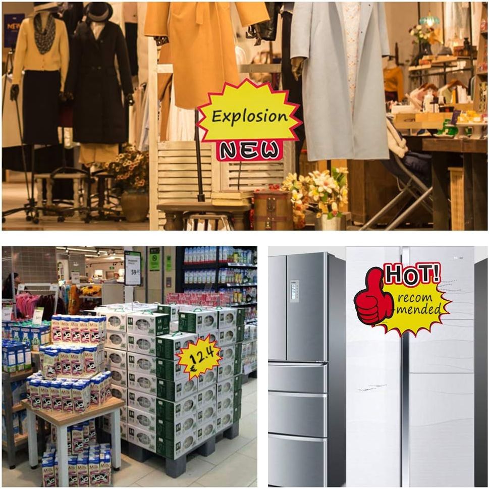 Opvallende Verkoop Stickers voor Winkels en Retail - Boost je Verkoop met Opvallende Prijslabels - 90 Stuks in 9 Stijlen