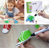 Filament voor 3D Pen 1.75 mm ABS/PLA Filament - Geschikt voor Tekenen, Kunst en Knutselen, Modelleren en Onderwijs - Hoogwaardige 3D Pen Filamenten - Diverse Kleuren - Duurzaam en Flexibel Materiaal - Eenvoudig te Gebruiken en Compatibel met de Meeste 3D