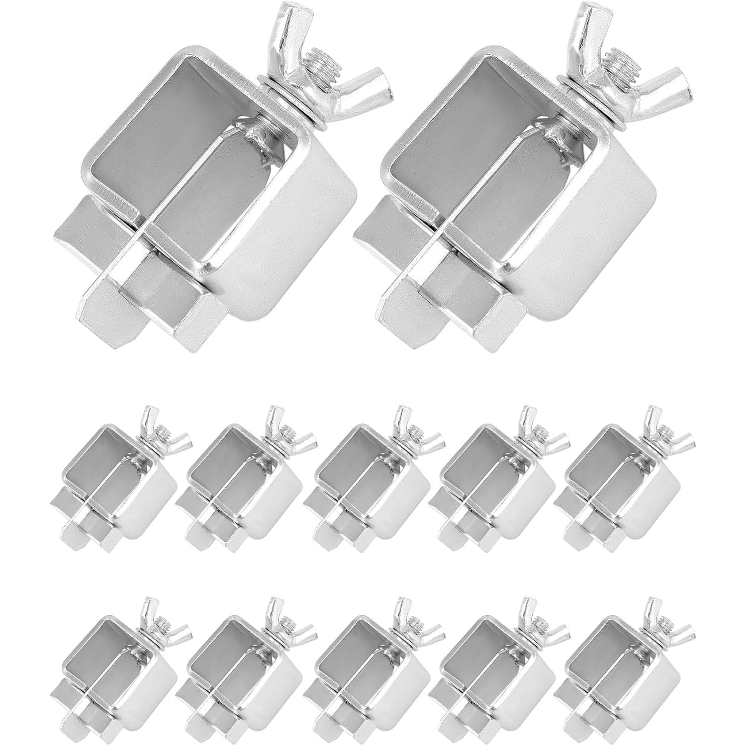 Set van 8 Las Klemmen - Vlinderklemmen voor Lassen, Lasaccessoires, Ideaal voor Plaatlassen, Carrosserieherstel en Andere Metaalbewerkingstoepassingen, Sterke Grip en Veilige Positionering van Werkstukken