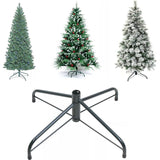 Metalen Kerstboomstandaard - Opvouwbaar - Stabiele Basis - Voor Ondersteuning van Kerstboom - 35x12x2.5cm