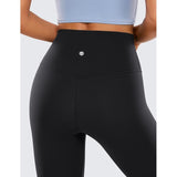 CRZ YOGA - Dames Sport Legging - Brushed Naked Feeling - Hoge Taille - Yoga Legging - Squatproof Sportbroek - 7/8 Tights - Maat 44 - 63 cm Binnenbeenlengte - Yoga Tights - Fitness Legging