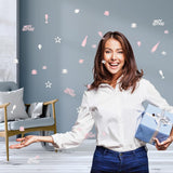 40ste Verjaardag Confetti Set - Schitterend Roségoud & Zilver Thema - Luxe Tafeldecoratie - Unisex Design Geschikt voor Vrouw & Man - Feestelijke Versiering voor Jubileum - Decoratieve Confettimix voor Verjaardagsfeest