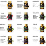 Luxe - MAYJAM Essentiële Oliën Cadeauset - 20 Stuks Pure Therapeutische Aromatherapie Oliën voor Diffuser, Luchtbevochtiger, Ontspanning, Massage, Huid- en Haarverzorging