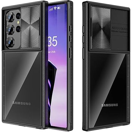 SQMCase Transparante Schokbestendige Hoes voor Samsung Galaxy S23 Ultra 5G 6,8