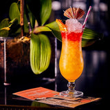 Set van 6 Pina Colada Cocktailglazen – Elegante Hurricane Glazen van 400 ml – Stevig Glas voor Tropische Dranken, Milkshakes, Daiquiri’s &amp; Margaritas – Perfect voor Feestjes, Bars en Restaurants