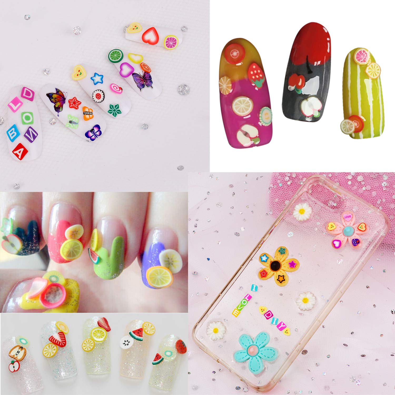 3000+ Stuks - Schattige 3D-Nagelstickers voor DIY-Manicure en Decoratie -3D-Nagelstickers Set - Schattige Ontwerpen - Milieuvriendelijk - Veelzijdig en Herbruikbaar - Voor Nagelkunst en Decoratie