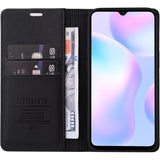 Geschikt voor Huawei Maimang 6 - Kunstleren Flip Cover Portemonnee Hoesje - Kaartsleuf Stand Hoesje (2+1 kaartsleuf) - Magnetische Sluiting Telefoonhoesje - Zwart - Luxe Design - Premium Bescherming - Duurzaam Materiaal - Handige Functionaliteiten