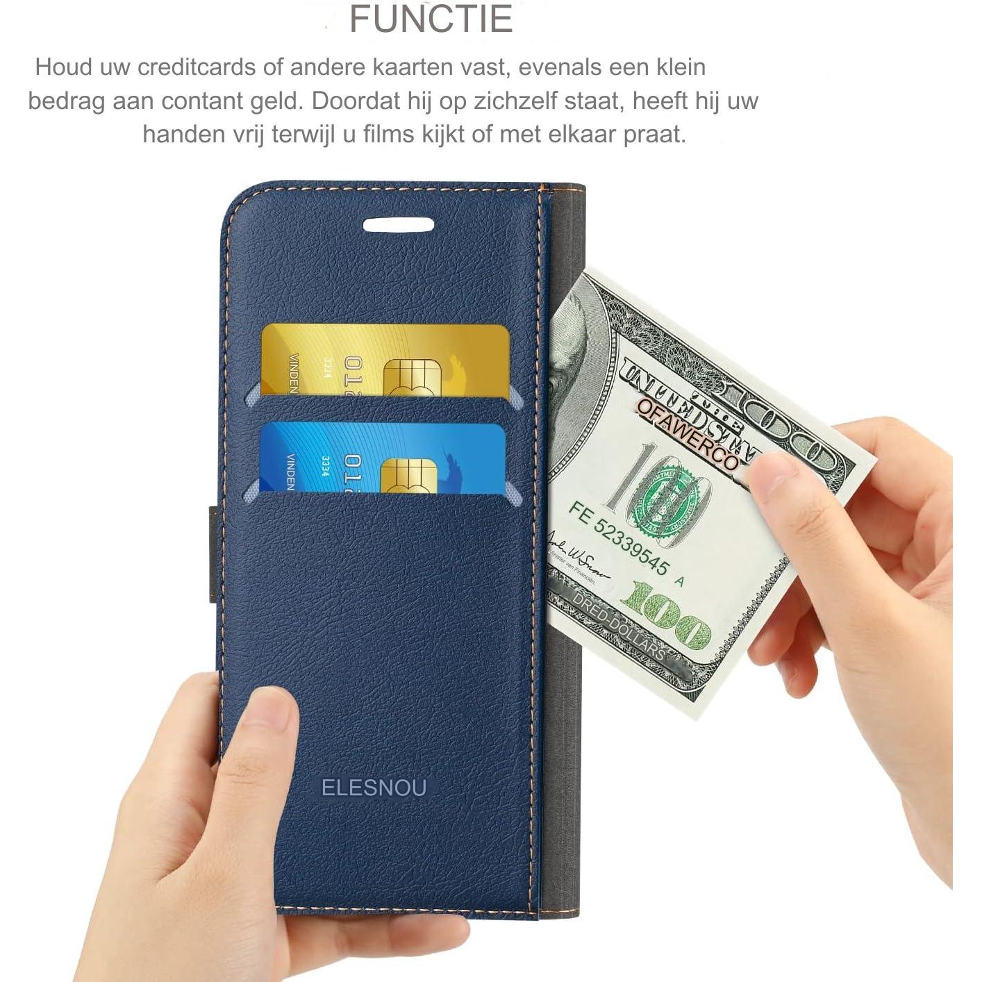 Hoesje Voor iPhone 7/8 in Stijlvol Blauw - Perfecte Pasvorm en Optimale Bescherming - Slank en Duurzaam Ontwerp - Beschermt tegen Stoten en Krassen - Elegantie en Gemak voor Dagelijks Gebruik