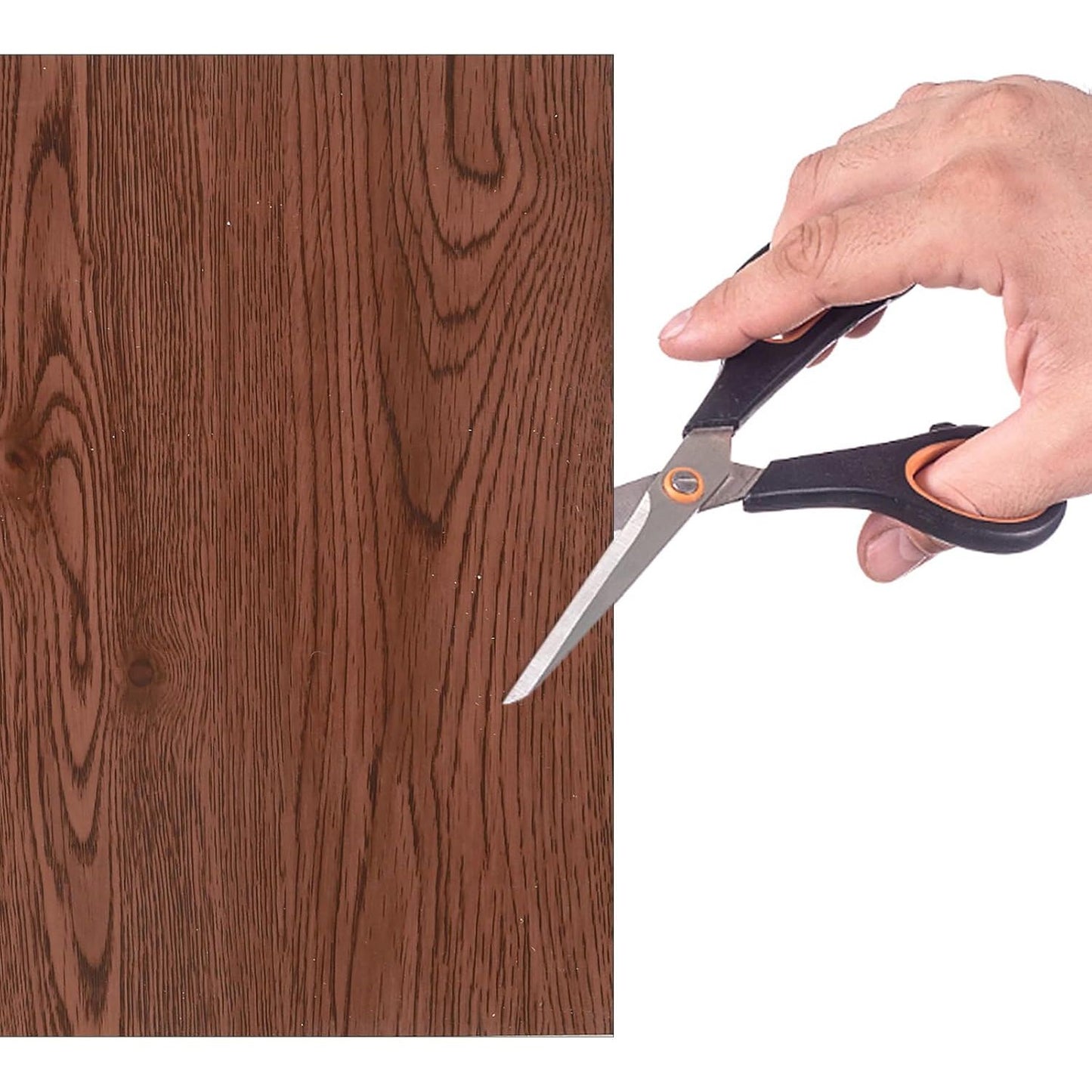 49 Stuks – Zelfklevende Vloerstickers 30 x 30 cm – Houtlook PVC Tegelstickers – Waterdicht en Slijtvast – Imitatie Houten Vloerpanelen voor Keuken Badkamer Gang Slaapkamer – Snijbare Vloerdecoratie – Makkelijk aan te brengen Tegelfolie