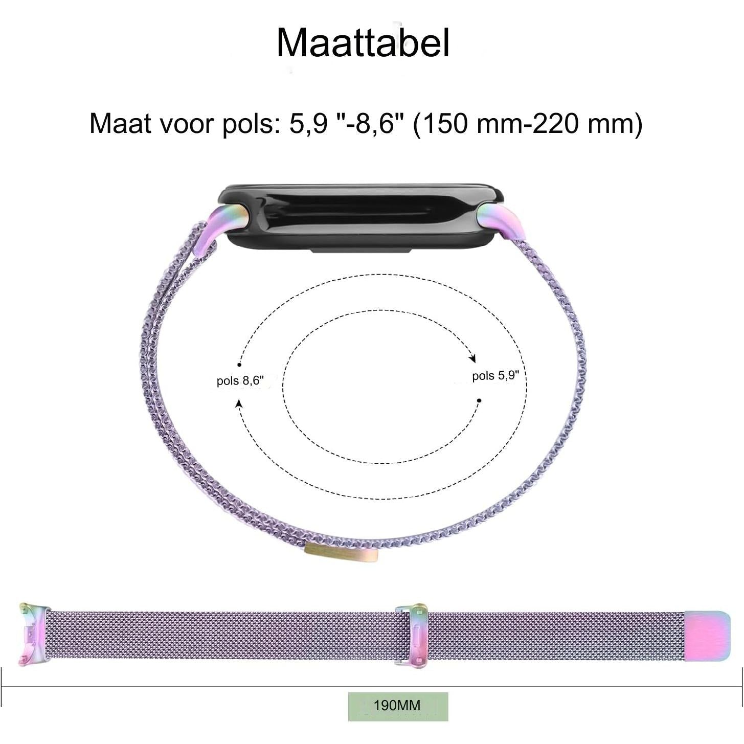 Roestvrij Stalen Polsband Vervangingsbandje - Voor Xiaomi Mi Band 8 - Hoogwaardig Metaal - Duurzaam en Stijlvol - Verstelbare Sluiting - Comfortabel en Ademend - Geschikt voor Dagelijks Gebruik - Elegant en Functioneel - Universele Pasvorm