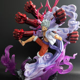 One Piece –  Gear 5 Monkey D. Luffy Actiefiguur 18cm | Premium PVC Anime Beeldje | Luffy Series Collectible | Verzamelfiguur, Decoratie &amp; Cosplay Model voor Fans van One Piece – Geschenk voor Kinderen &amp; Volwassenen (A)