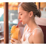 Set van 6 Pina Colada Cocktailglazen – Elegante Hurricane Glazen van 400 ml – Stevig Glas voor Tropische Dranken, Milkshakes, Daiquiri’s &amp; Margaritas – Perfect voor Feestjes, Bars en Restaurants