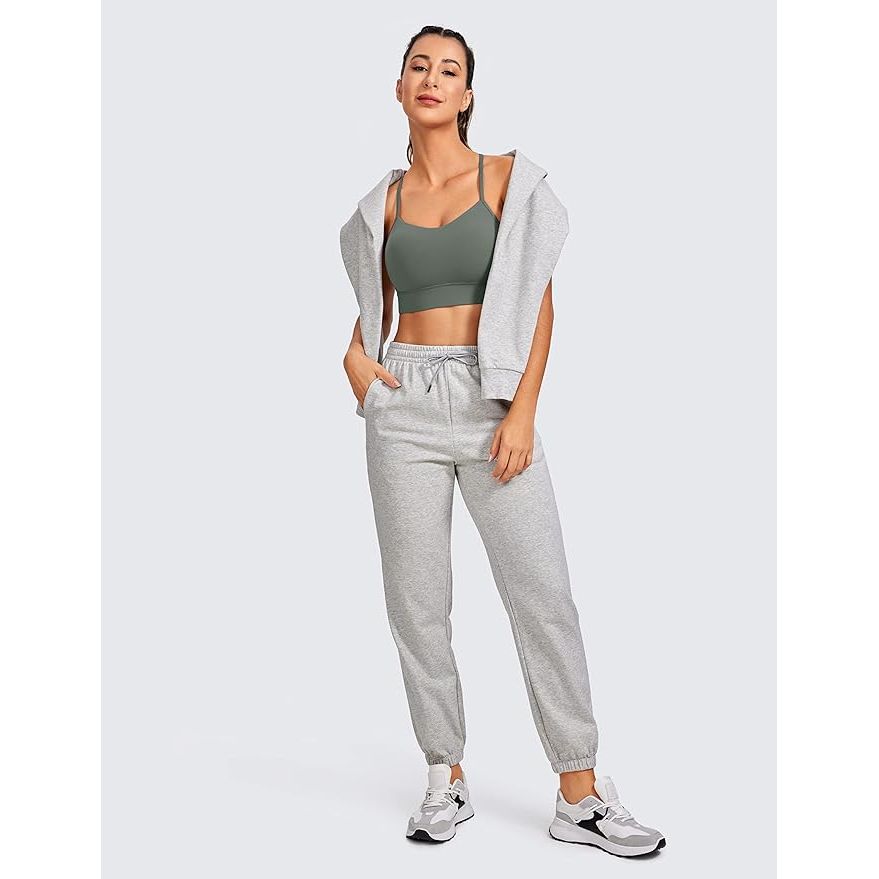 CRZ YOGA - Butterleuxe Vrouwen Longline Sport BH - Zonder Beugel - Racerback - Spaghettibandjes - Ultra Zachte Compressie - Ademend en Lichtgewicht - Voor Yoga Pilates en Fitness