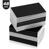 48x A6 Mini Notitieboekjes in Zwart - 9x14 cm Lijn Papier - Handzaam Pocketformaat voor Reizen, School & Werk - Compacte Schrijfboekjes