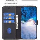 Huawei P20 Hoesje - Premium Leren Flip Wallet Beschermhoes - Stijlvolle Case voor Huawei P20 - Zwarte Telefoon Cover met Magnetische Sluiting - Hoogwaardig Leer - Kaartsleuven - Standfunctie - Duurzaam en Luxueus Ontwerp